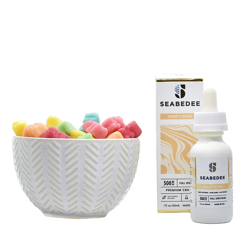 CBD Calming Bundle-SEABEDEE-CBD Oil for Anxiety-CBD Oil-Best CBD Oil-CBD Oil for Sleep-CBD Oil for Inflammation-CBD Gummies-Best CBD Gummies