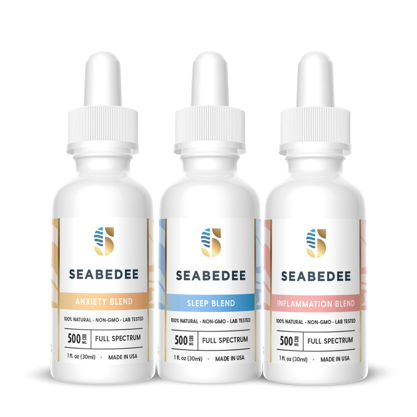 Multi Relief CBD Bundle-SEABEDEE-CBD Oil for Anxiety-CBD Oil-Best CBD Oil-CBD Oil for Sleep-CBD Oil for Inflammation-CBD Gummies-Best CBD Gummies