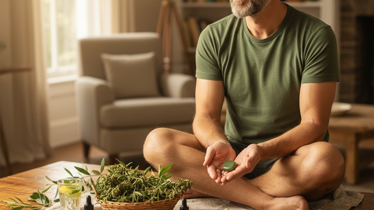 cbd for veterans with ptsd - Professional illustration