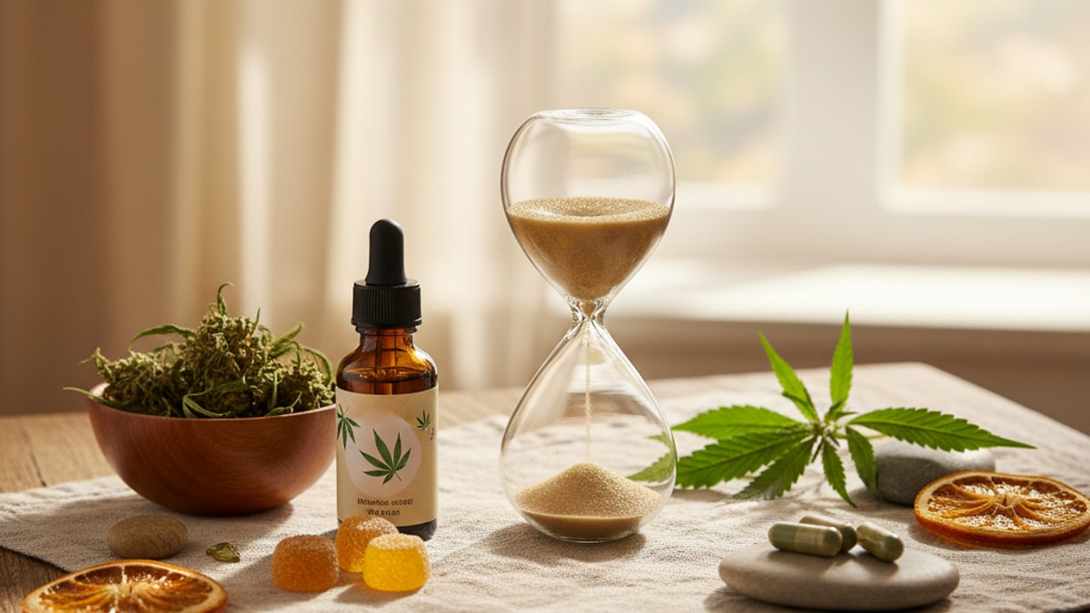 How Long Does It Take For Delta 9 To Hit | THC Onset Time Explained - Professional illustration