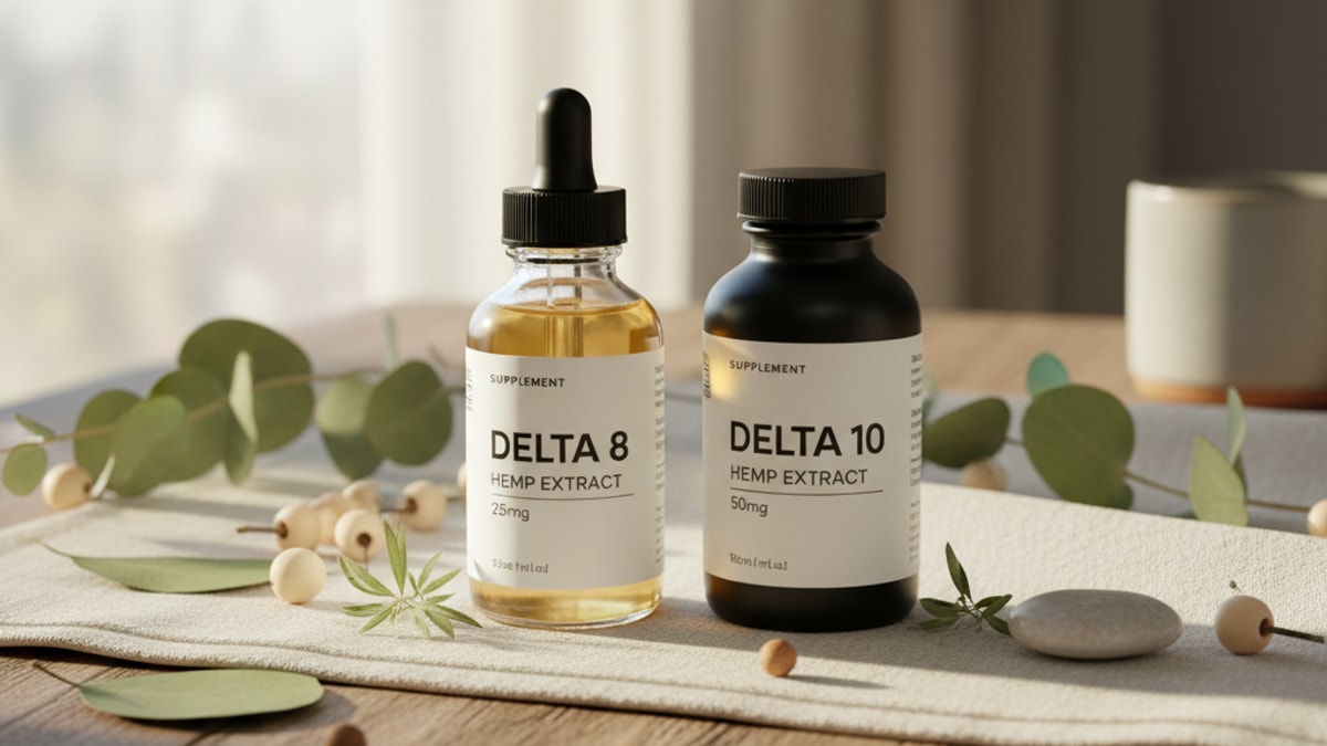 Is Delta 10 Stronger Than Delta 8 | Effects And Strength Compared - Professional illustration