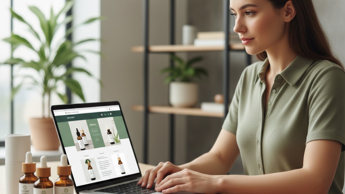 cbd dropshipping program - Professional illustration