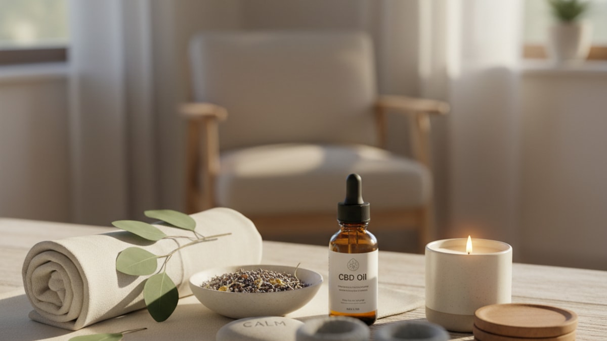 cbd for new parents - Professional illustration