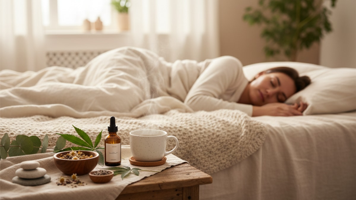 cbd for sleep complete guide - Professional illustration