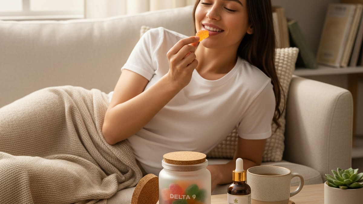 Best Delta 9 Gummies Amarillo | Delta 9 Edibles Near Me - Professional illustration