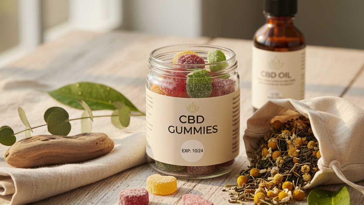 Do CBD Gummies Expire? Here's How to Tell and What to Do - Professional illustration