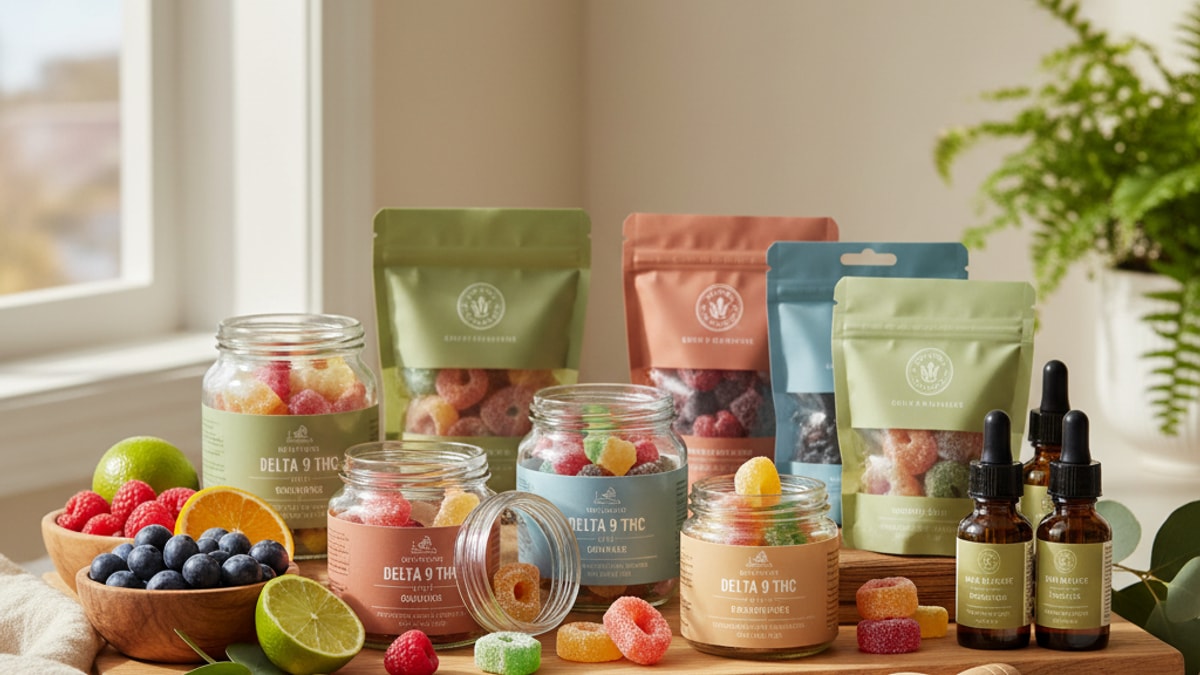 Best Delta 9 Gummies Richmond | Delta 9 Edibles Near Me - Professional illustration