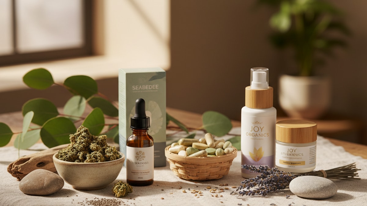 seabedee vs joy organics comparison - Professional illustration