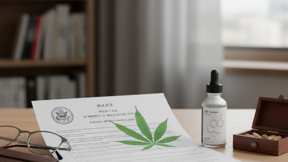 what schedule iii cannabis means for cbd - Professional illustration