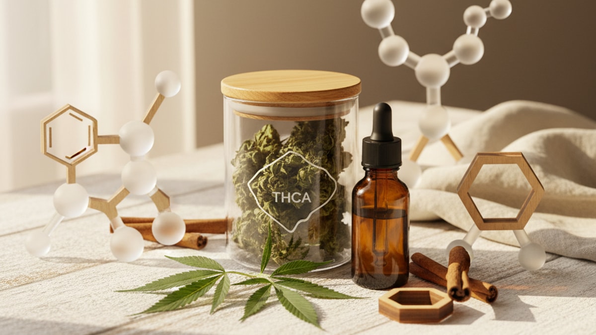Does THCA Turn To Delta 9 | THCA Conversion Explained - Professional illustration