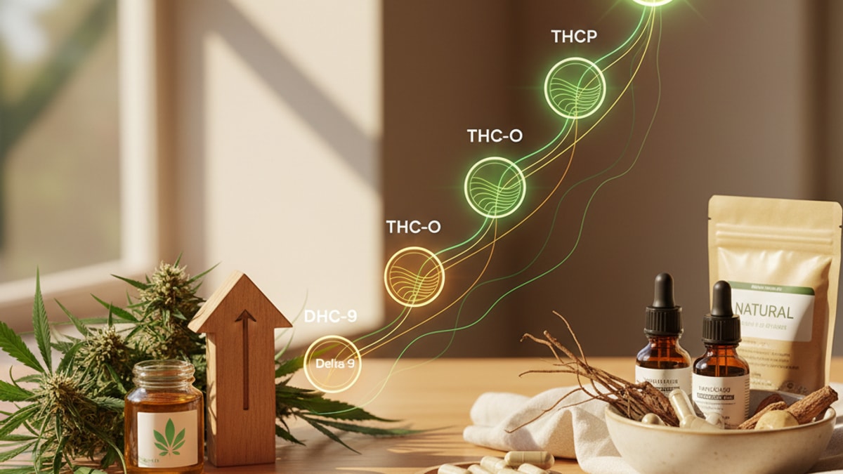 What Is Stronger Than Delta 9 | THC Potency Comparison Guide - Professional illustration