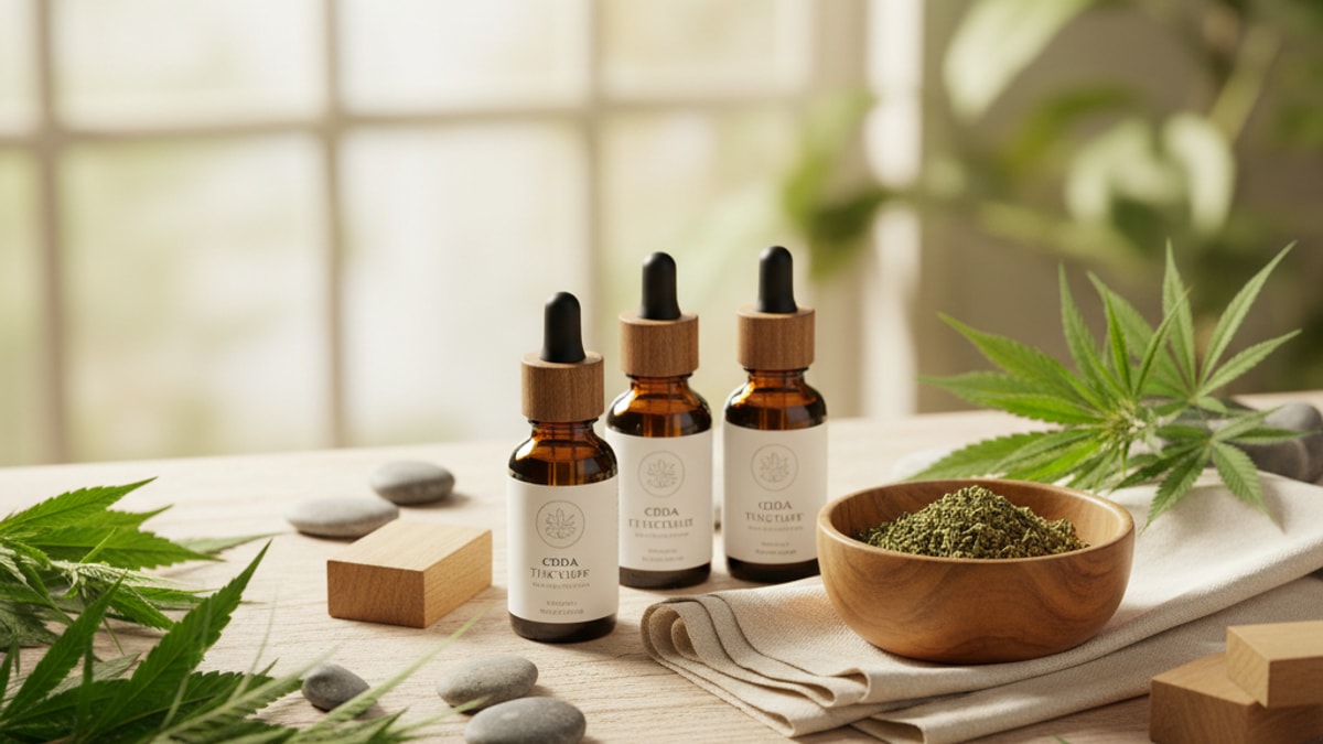 what is cbda raw cannabinoid benefits - Professional illustration