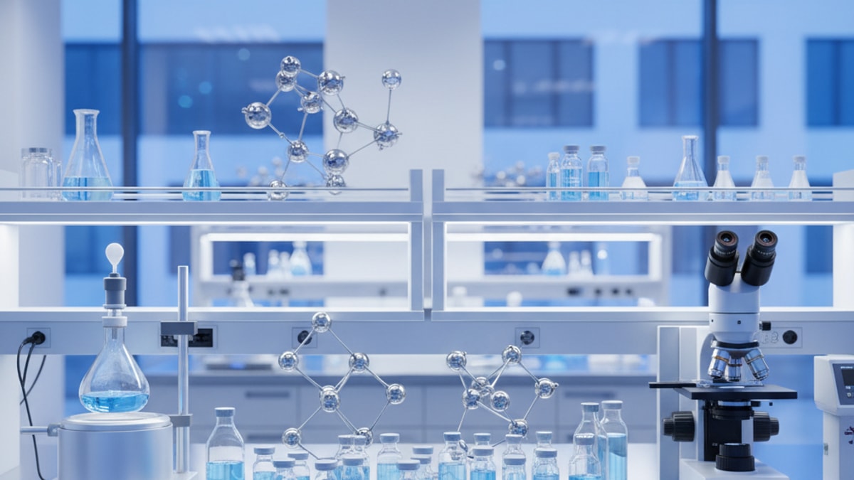 Blog Post: is delta 9 made in a lab - Professional illustration
