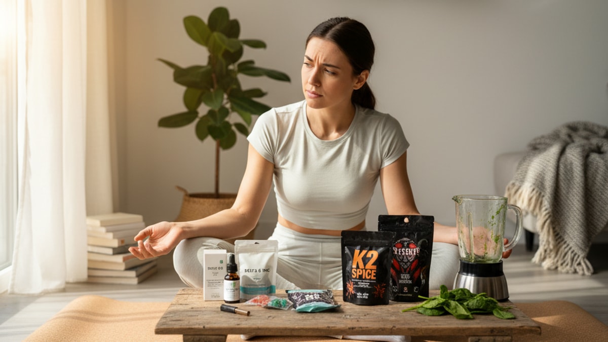 Blog Post: is delta 8 k2 - Professional illustration