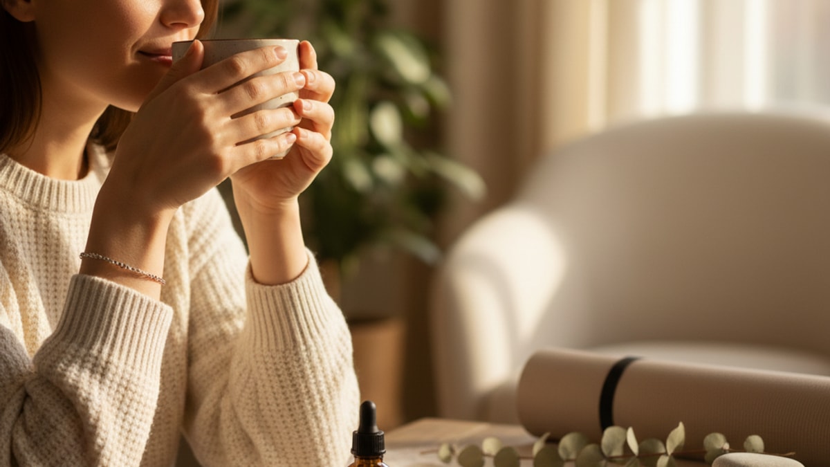 cbd for caregivers burnout - Professional illustration