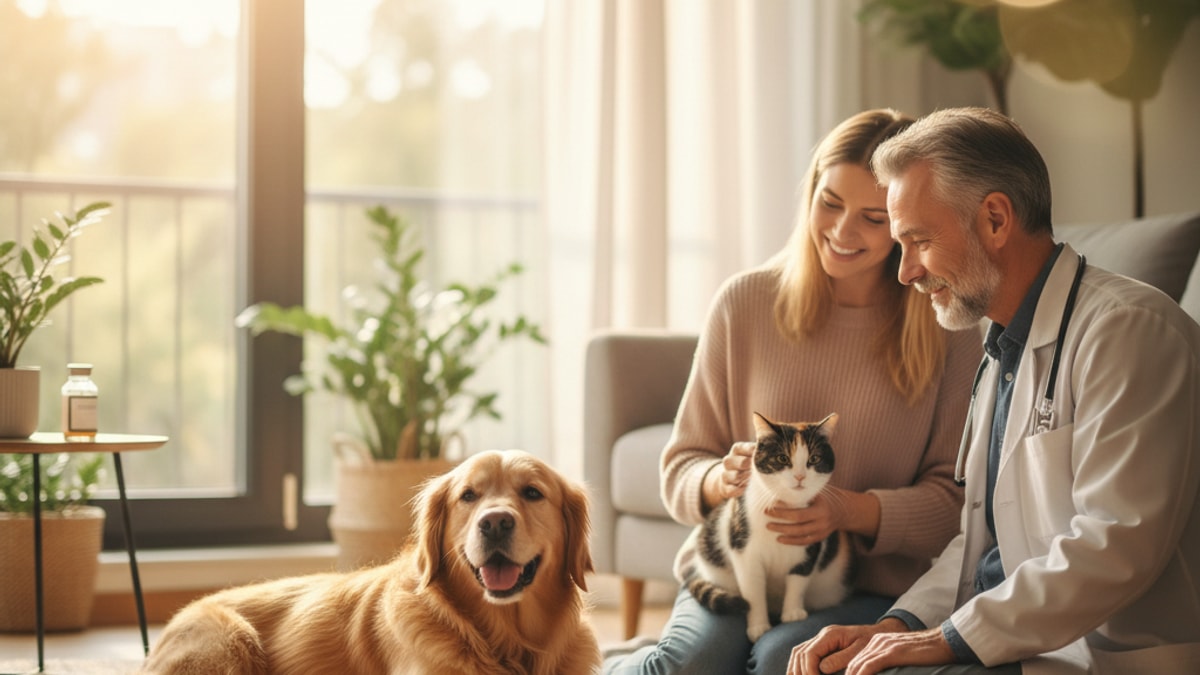 cbd for veterinary clinics - Professional illustration