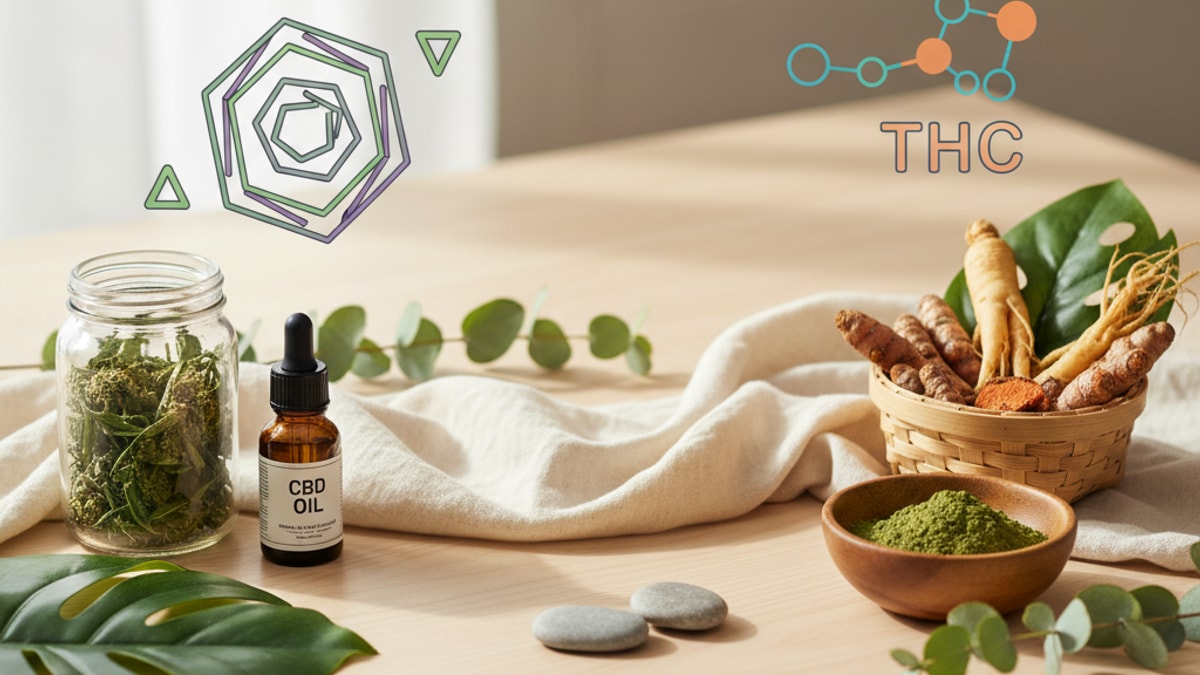 Is Delta 9 Weaker Than THC | THC Strength Comparison - Professional illustration