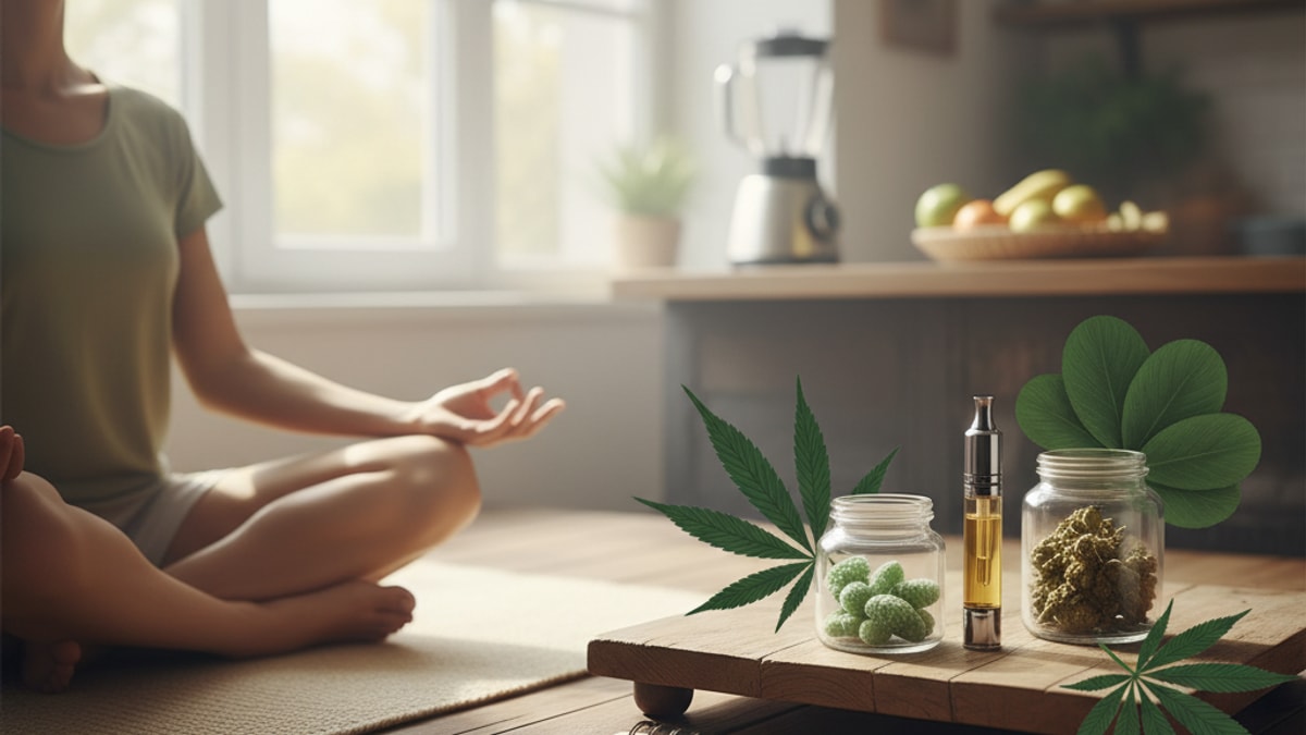 Blog Post: is delta 8 sativa or indica - Professional illustration