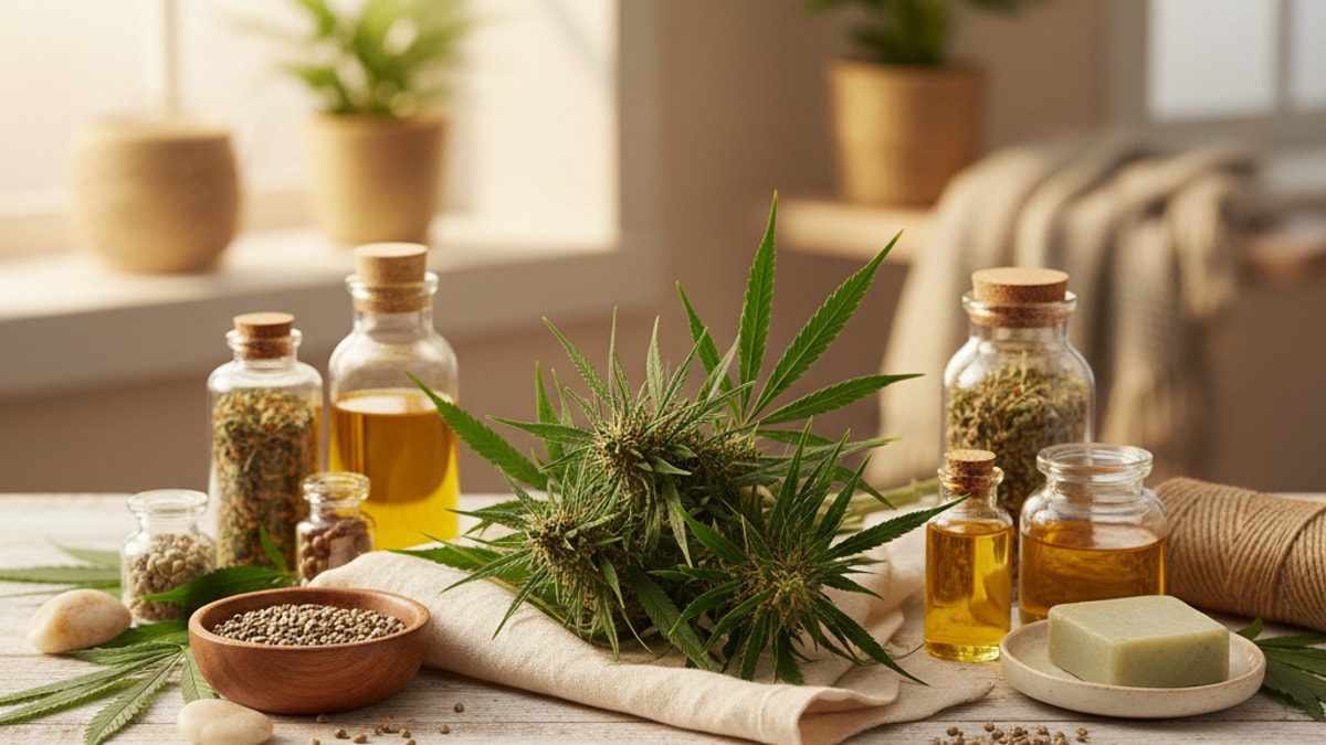 Does Delta 9 Come From Hemp | Hemp-Derived THC Explained - Professional illustration