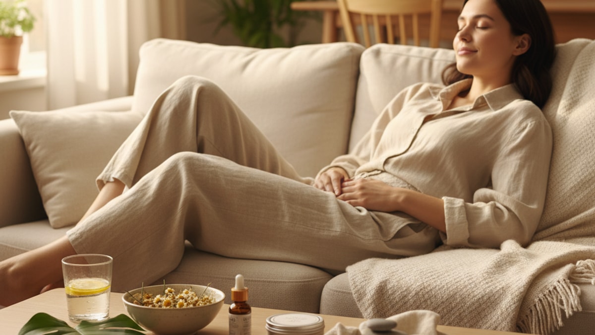 cbd for postpartum recovery - Professional illustration