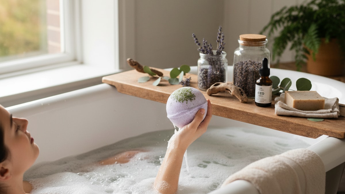 Best CBD Bath Bomb Spokane | CBD Bath Bombs Near Me - Professional illustration