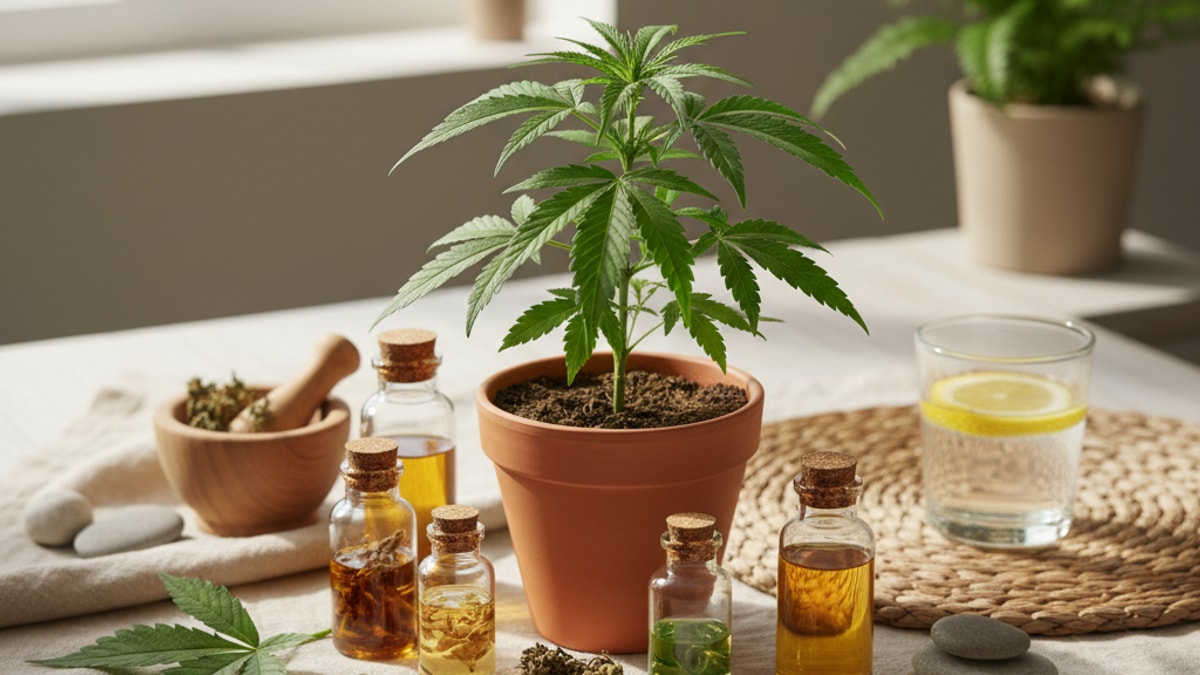 Is Delta 9 THC Synthetic Or Natural | THC Source Comparison - Professional illustration