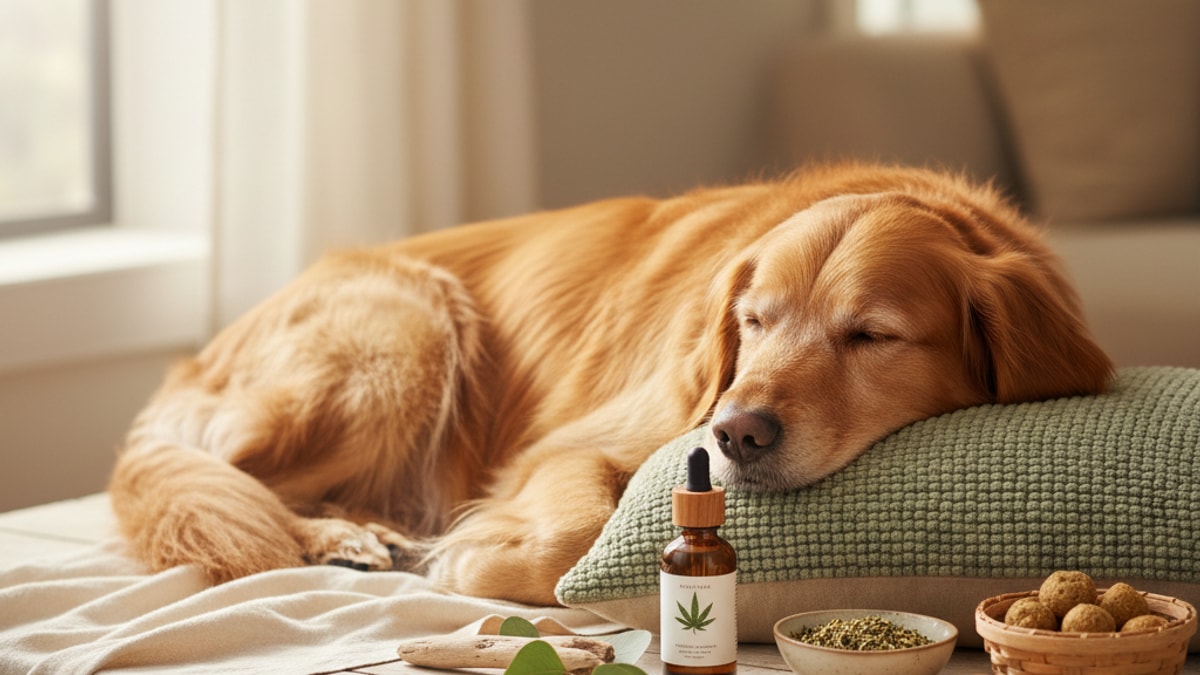cbd for dog seizures research - Professional illustration