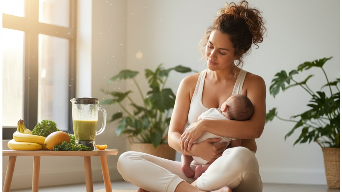 Blog Post: how long does delta 8 stay in breastmilk - Professional illustration