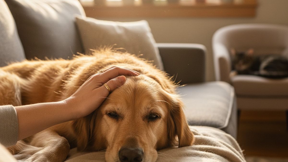 Can Delta-9 Kill A Dog | Delta 9 THC Toxicity In Pets Explained - Professional illustration