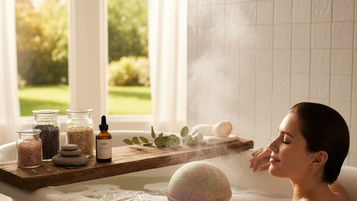 Best CBD Bath Bomb San Diego | CBD Bath Bombs Near Me - Professional illustration
