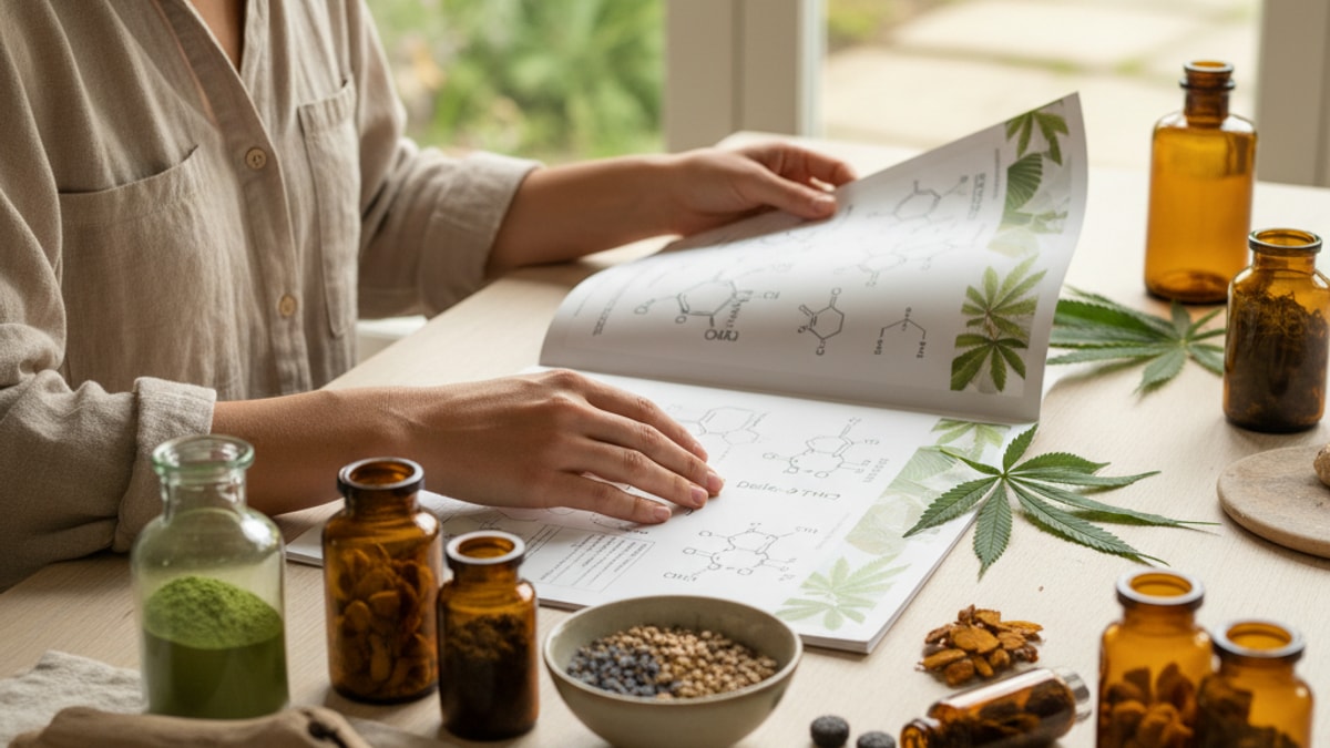 Is Delta 9 Same As THC | THC Differences Explained - Professional illustration