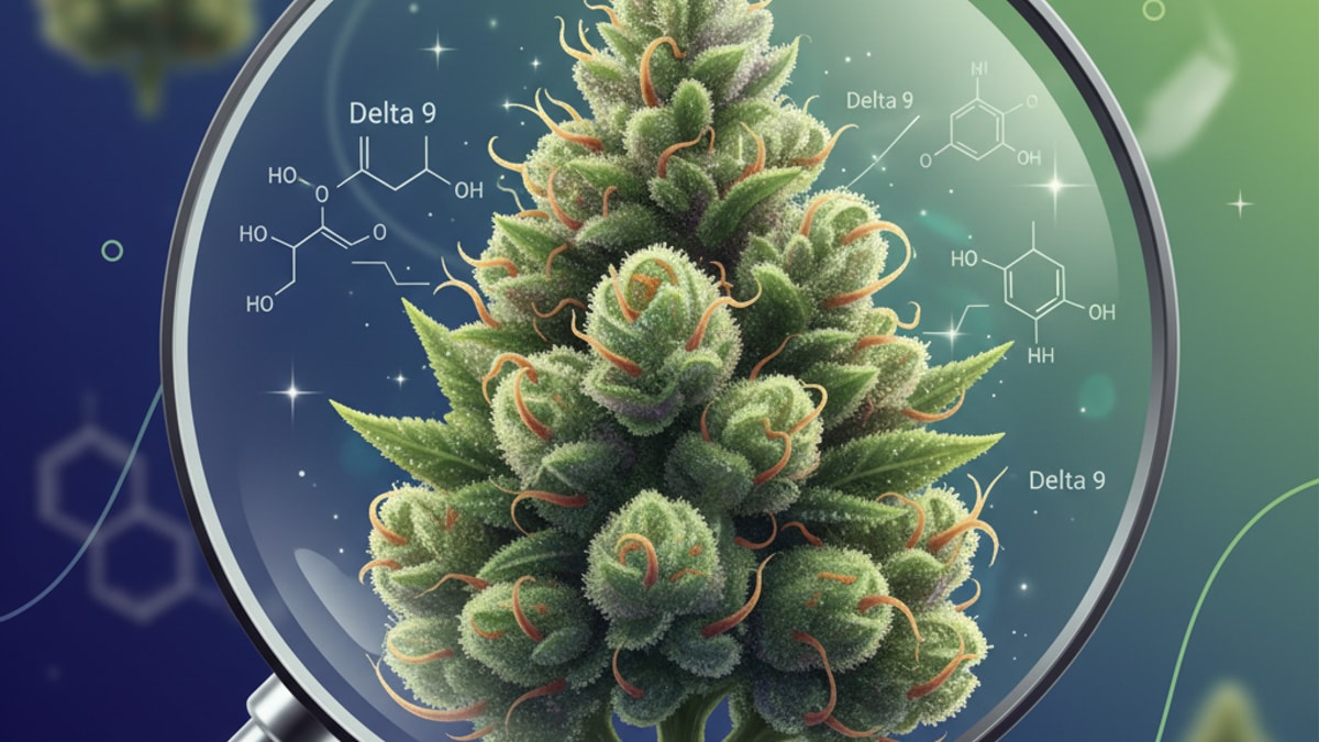 Is Delta 9 More Potent | THC Strength Explained - Professional illustration