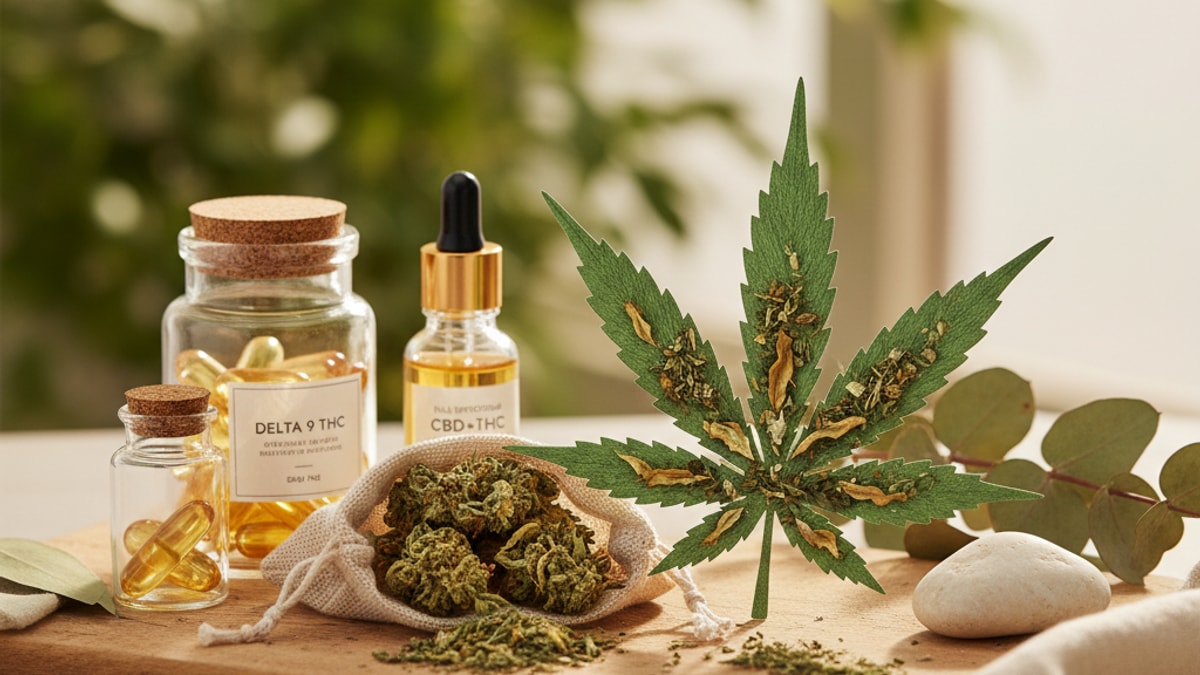 Is Delta 9 As Good As Weed | THC Comparison Guide - Professional illustration