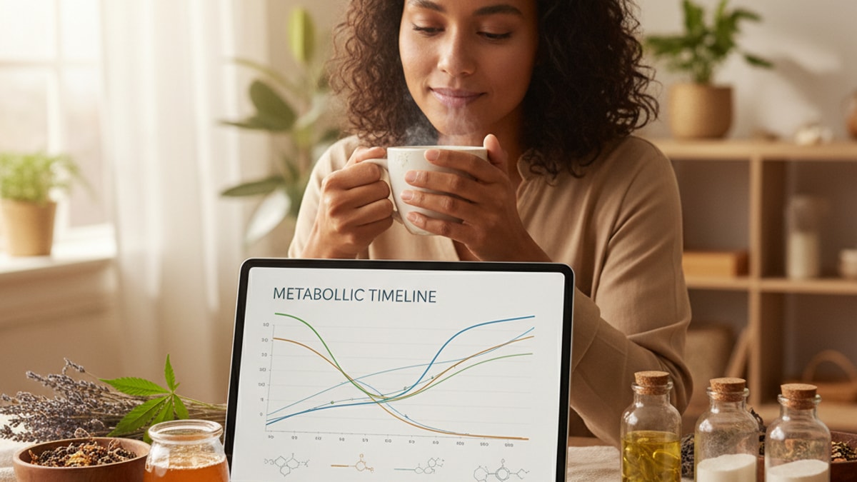Does Delta 9 Leave Your System Faster | THC Detection Timeline Explained - Professional illustration