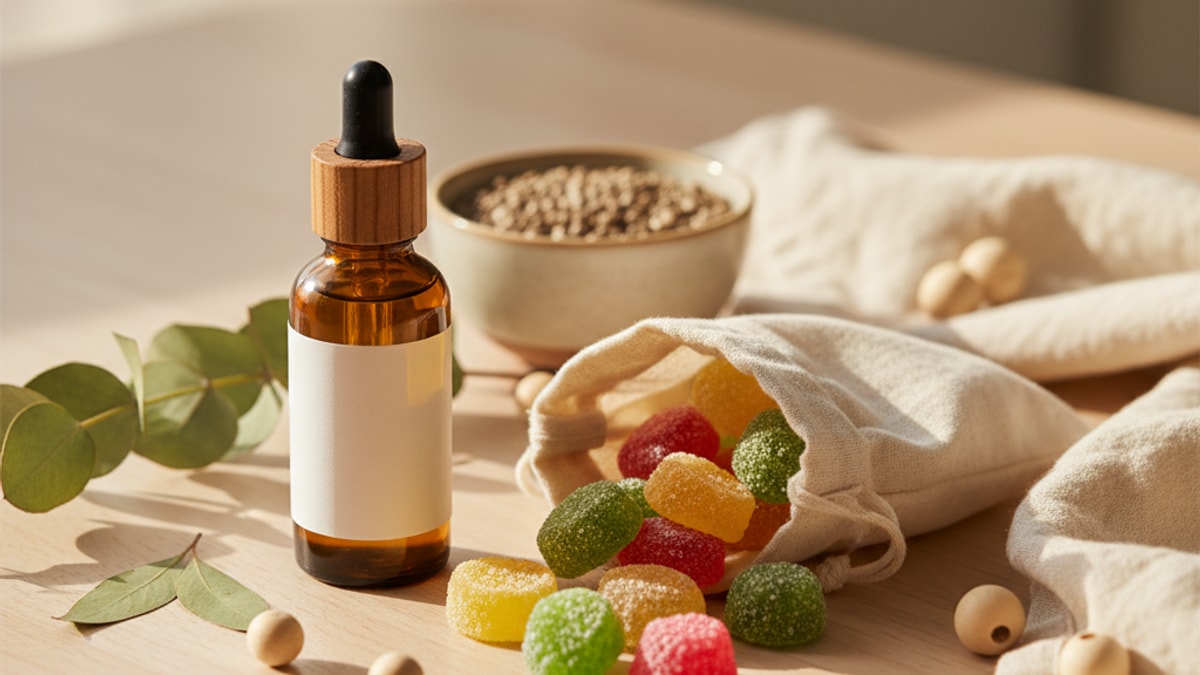 cbd gummies vs cbd oil which is better - Professional illustration