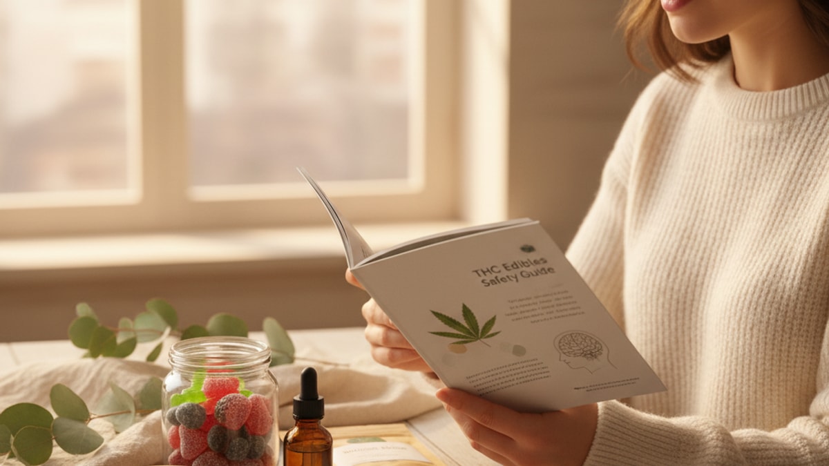 Is Delta 9 Edibles Safe | THC Edibles Safety Guide - Professional illustration