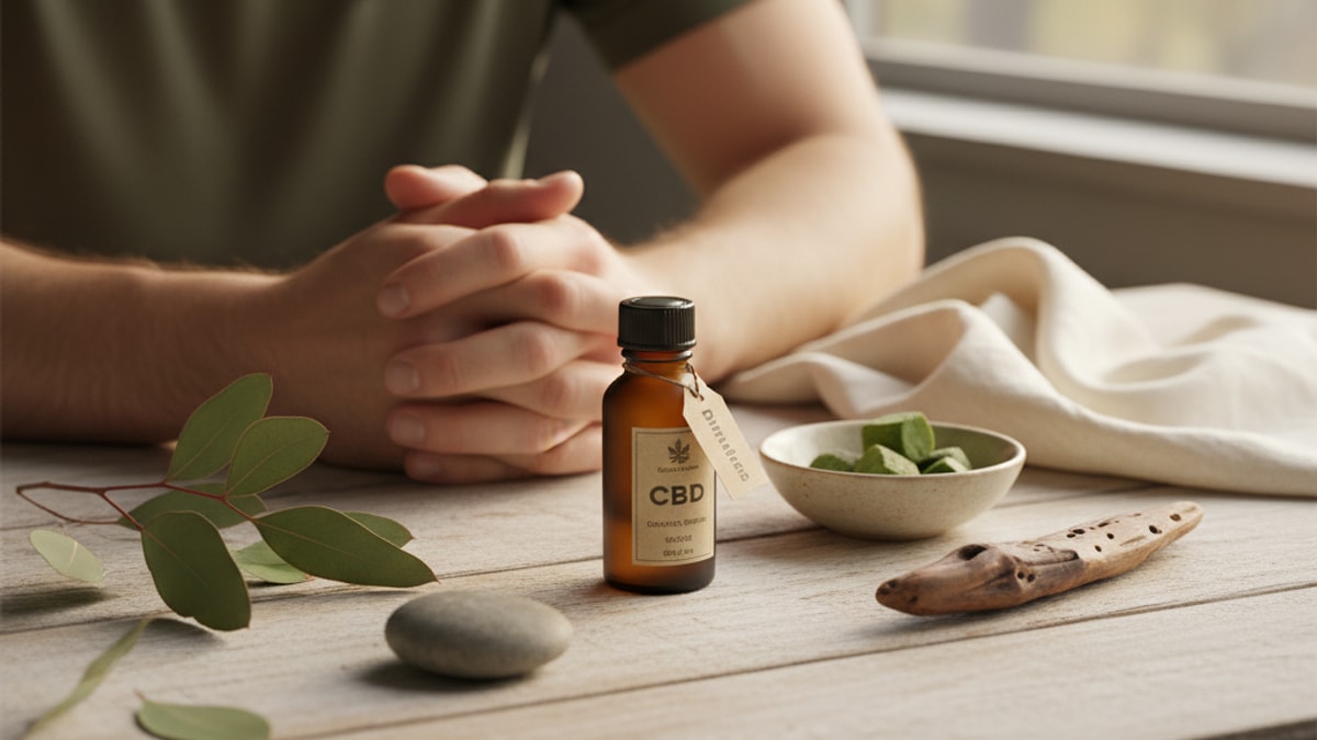 cbd for deployment anxiety - Professional illustration
