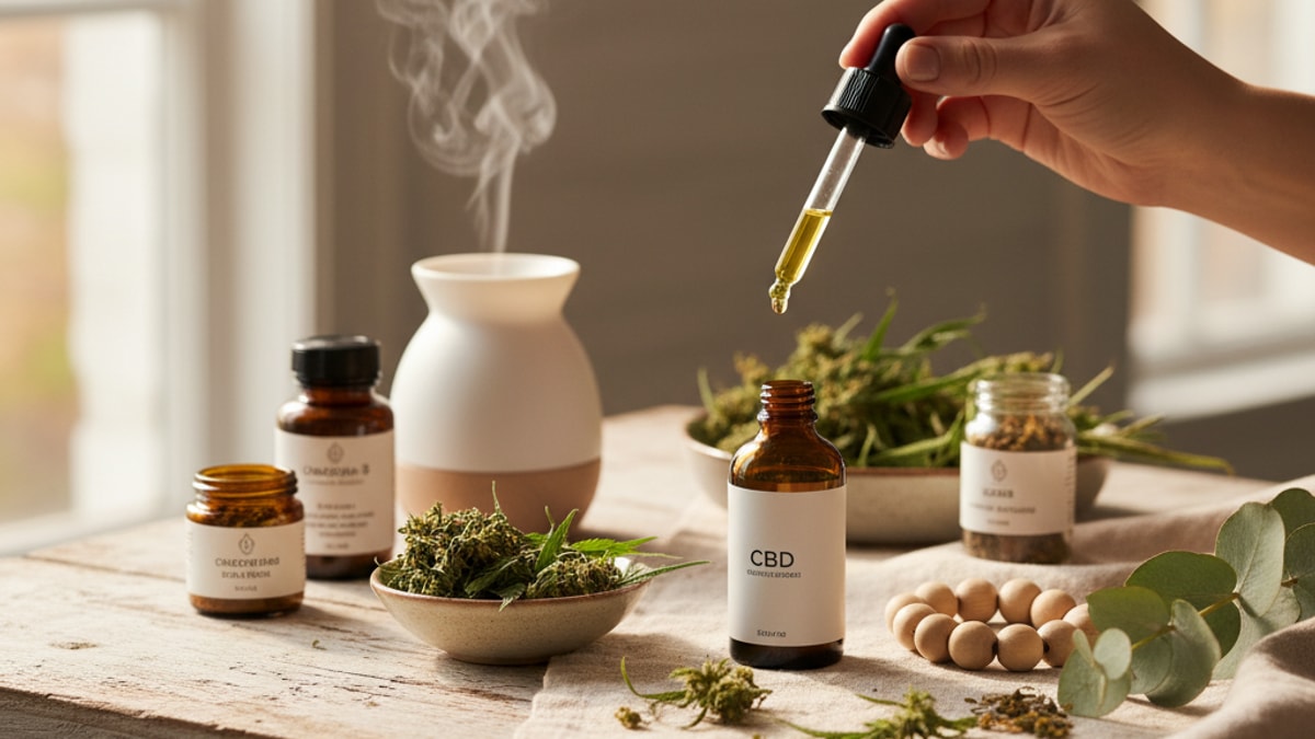 how to start taking cbd - Professional illustration