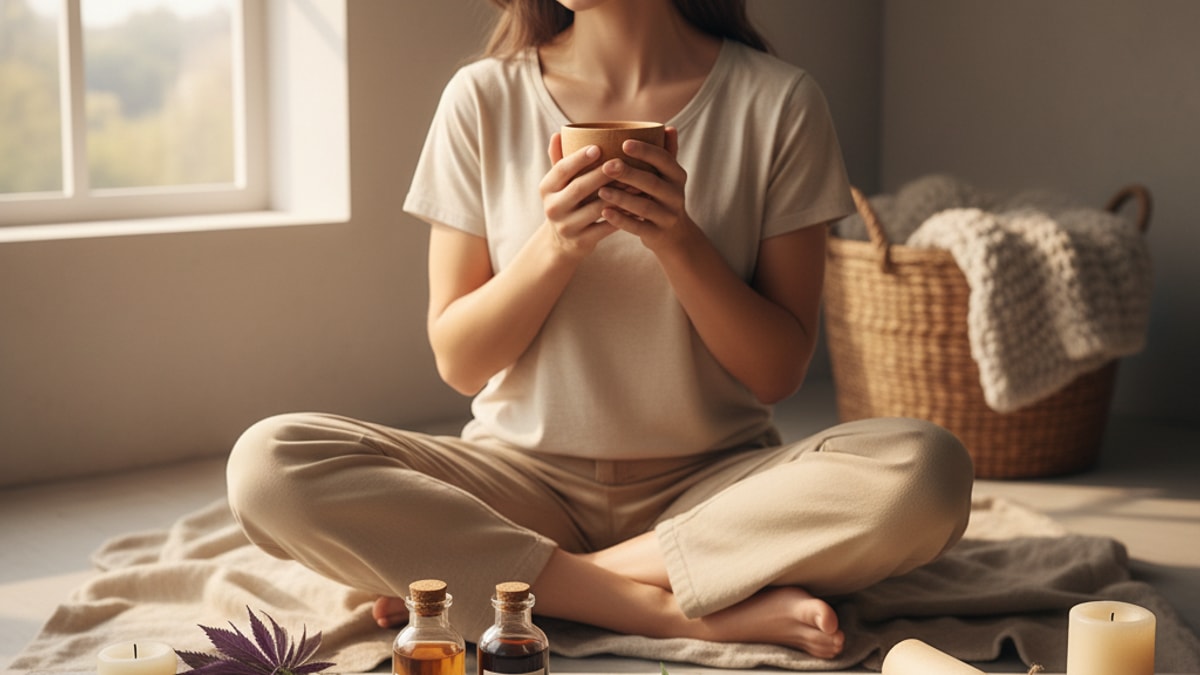 Is Delta 8 Or 9 Better For Anxiety | THC Effects Guide - Professional illustration