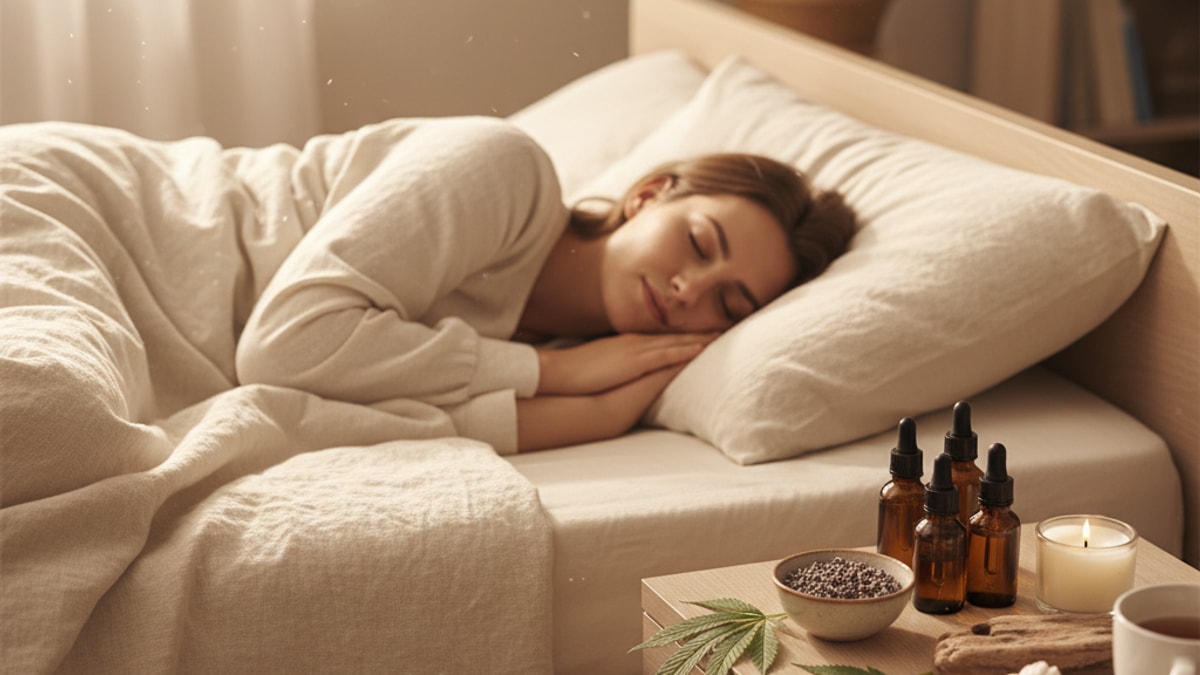 cbd for fibromyalgia pain & sleep - Professional illustration