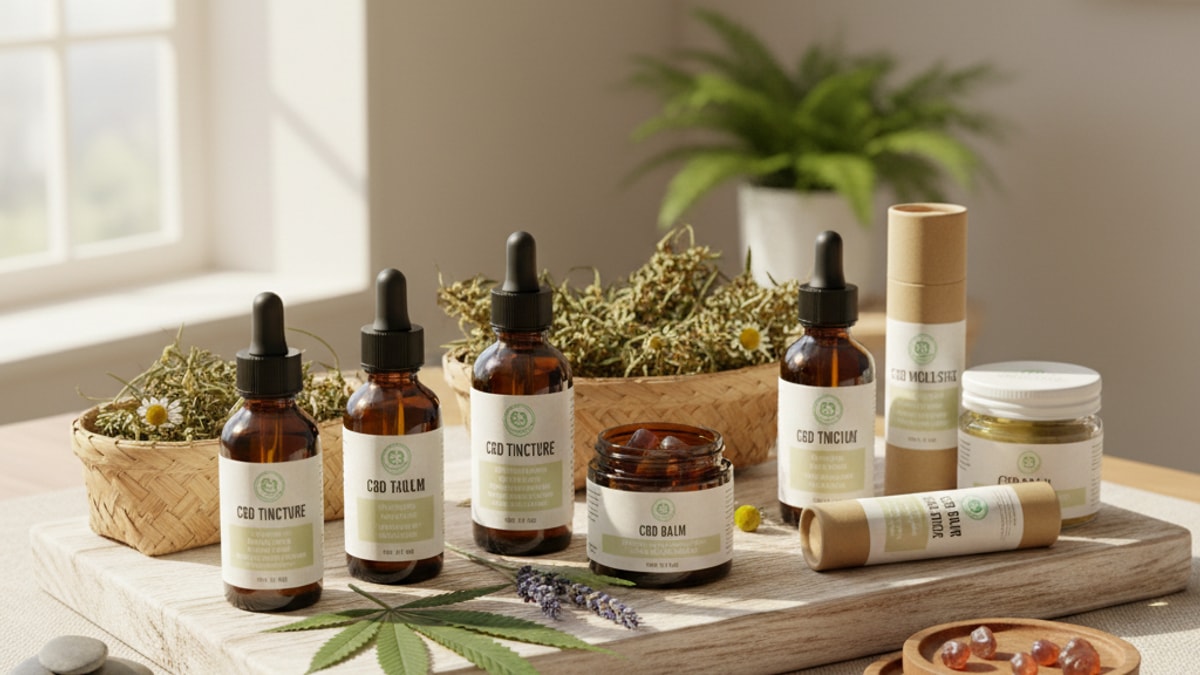 Best CBD company & CBD Products Near Me - Professional illustration