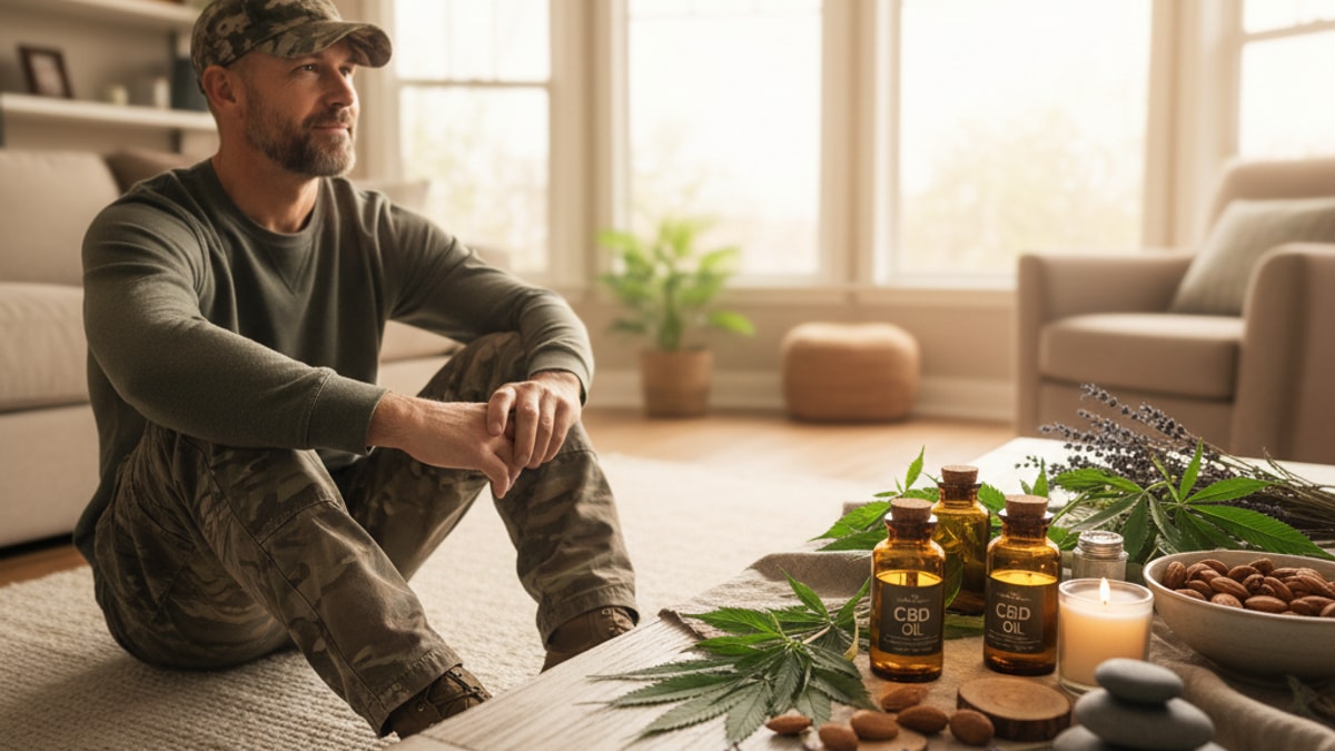 cbd for veterans with tbi - Professional illustration