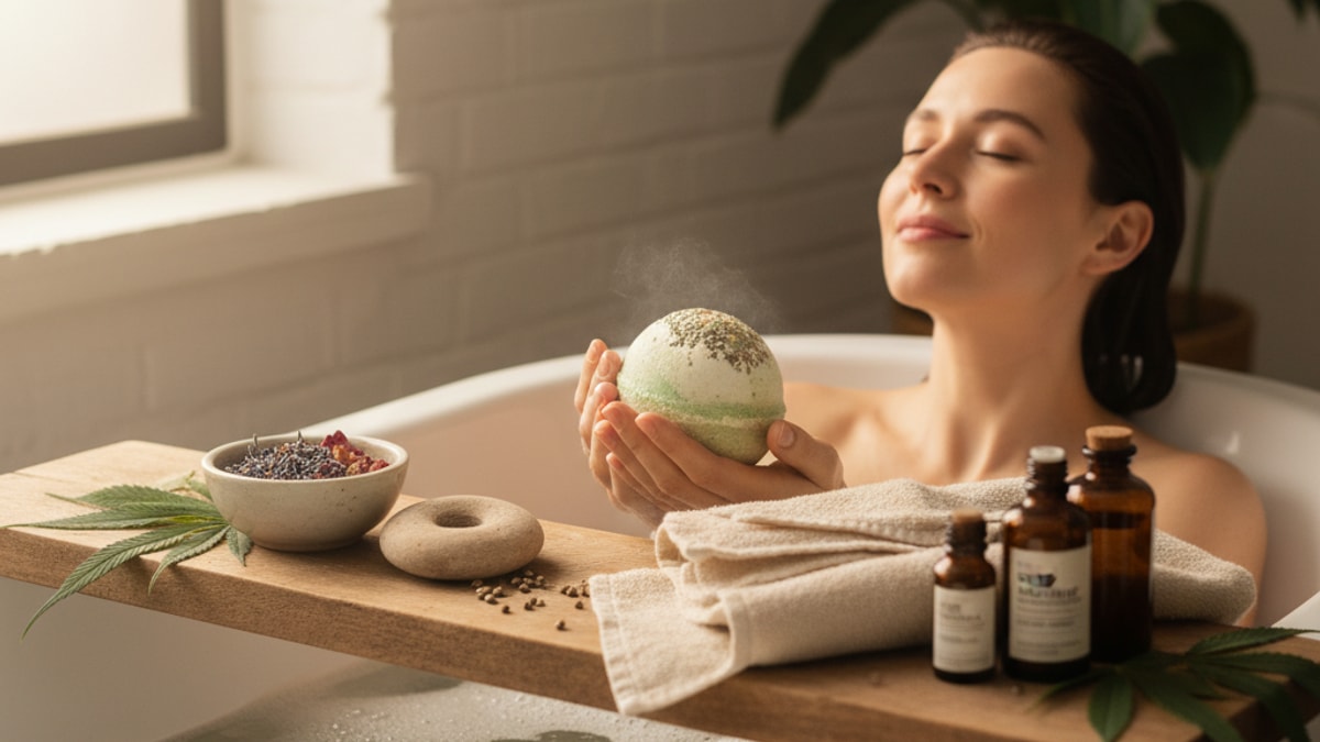 Best CBD Bath Bomb Norfolk | CBD Bath Bombs Near Me - Professional illustration