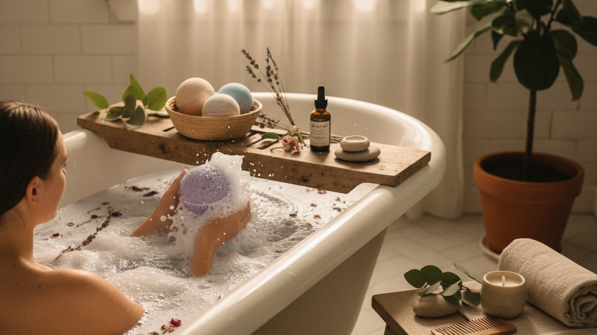 Best CBD Bath Bomb Washington | CBD Bath Bombs Near Me - Professional illustration