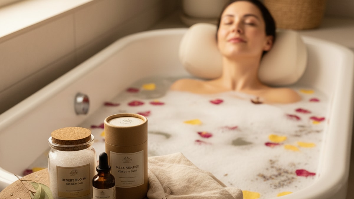 Best CBD Bath Bomb Mesa | CBD Bath Bombs Near Me - Professional illustration