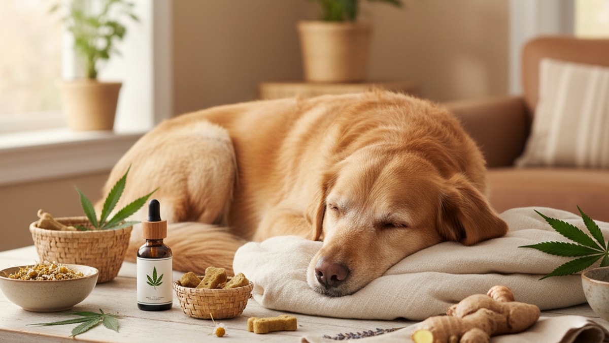 best cbd for hyperactive dogs - Professional illustration