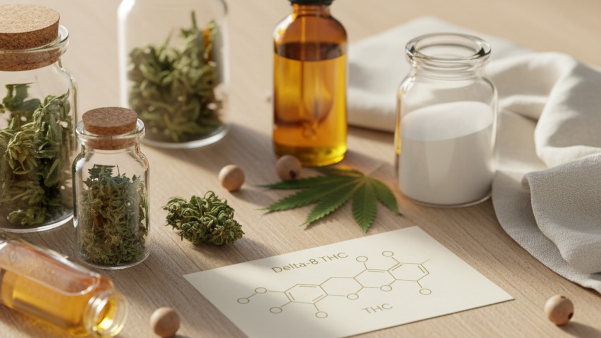 Is Delta 8 THC | Cannabinoid Classification Explained - Professional illustration