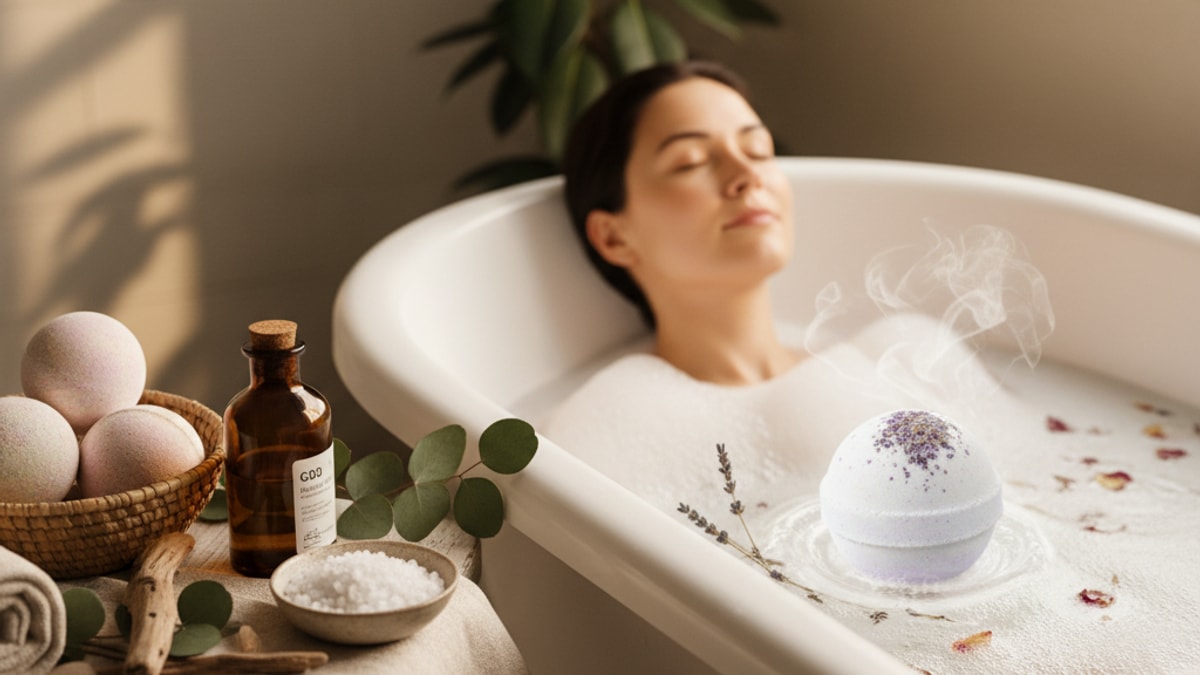 Best CBD Bath Bomb Virginia Beach | CBD Bath Bombs Near Me - Professional illustration