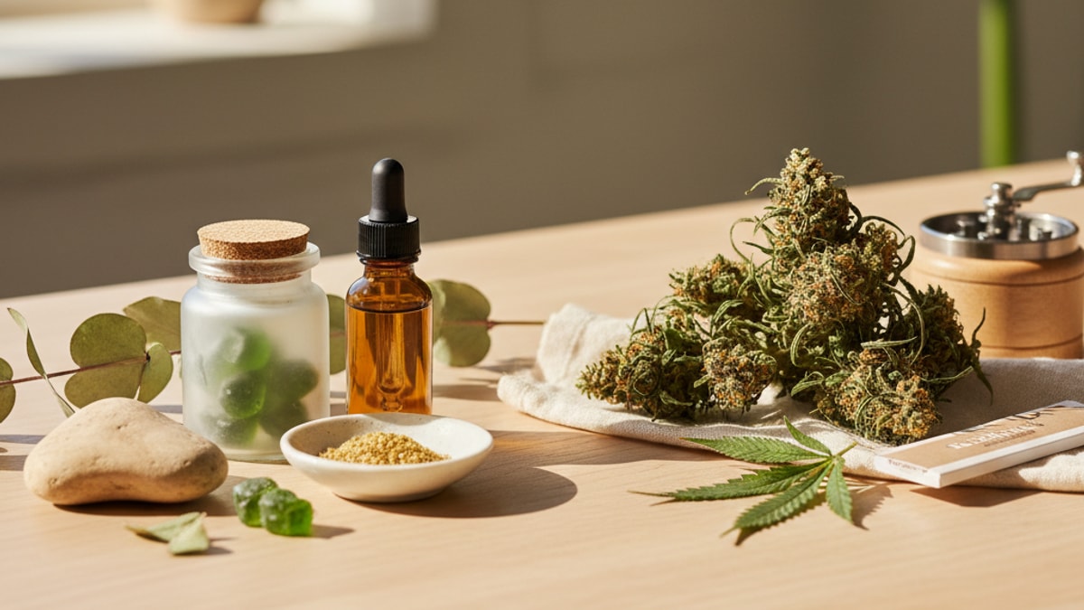 Is Delta 9 As Strong As Regular Weed | THC Potency Compared - Professional illustration