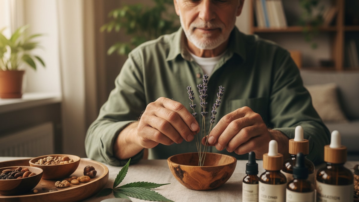 cbd for parkinson's symptoms - Professional illustration